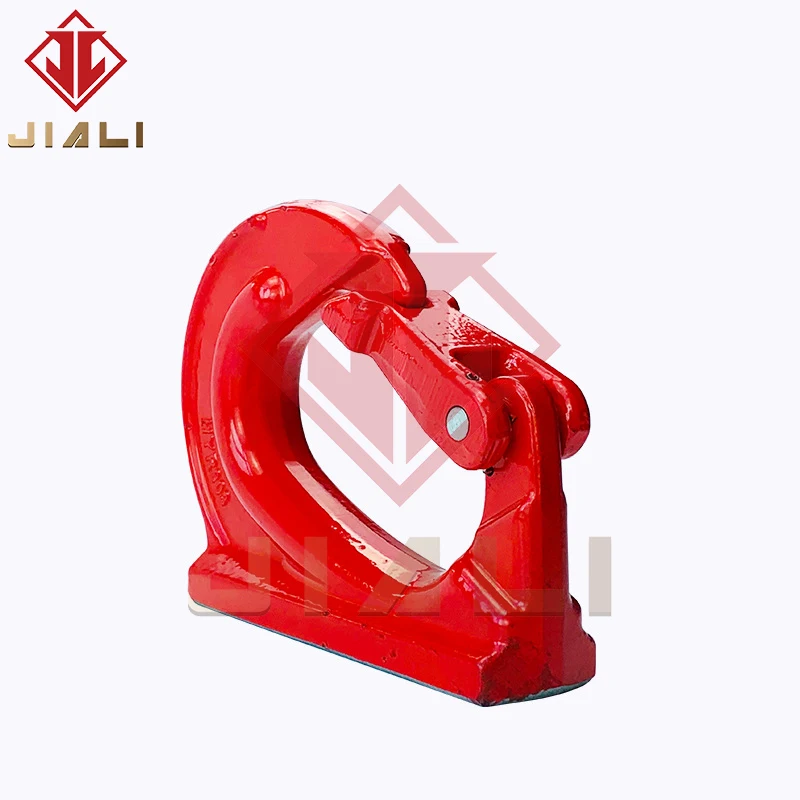 Die forged welding lifting lug welding ring G80 grade welding D-type lifting ring Excavator bucket lifting hook