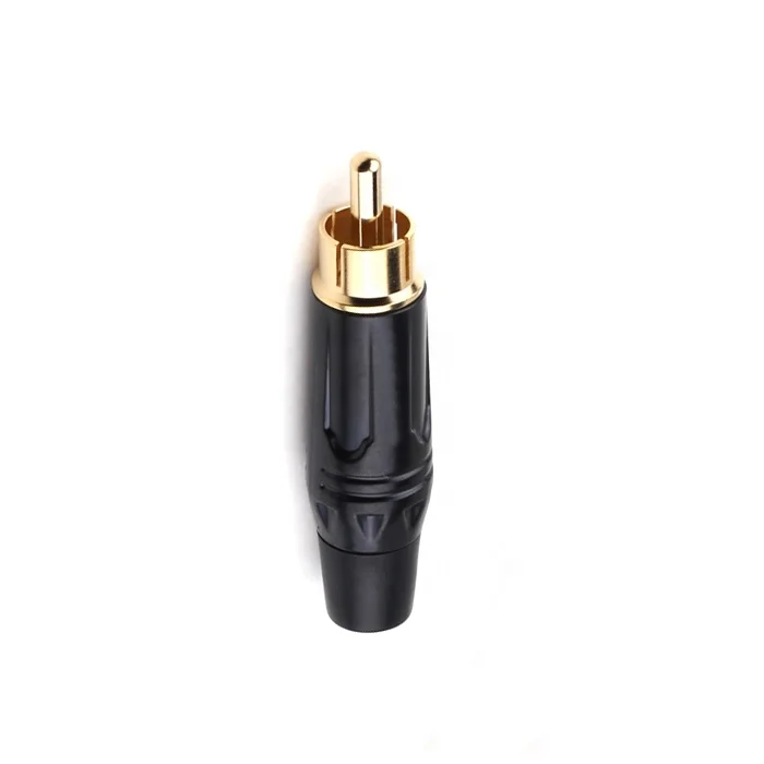  Супер хорошее качество Позолоченный разъем RCA головка лотоса AV видео коаксиальный аудио кабель