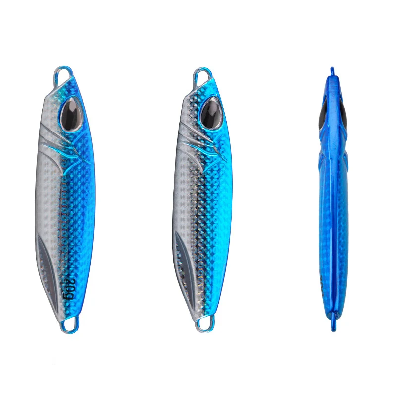 Saltwater Jigging Lures Isca Artificial 10g15g20g25g Spinnerbait Metal Slow Pitch Jigs Lure Luminous Casting Bait Fishing Lure