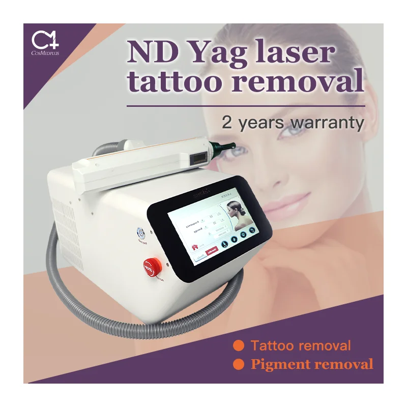 2000W picosecond laser tattoo removal machine 532nm 1064nm q switched nd yag laser tattoo removal machine