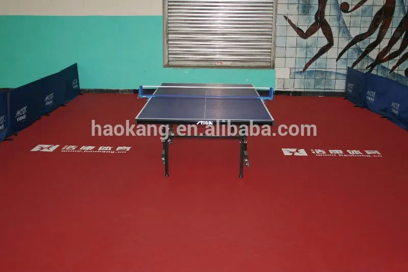 durable indoor PVC table tennis flooring