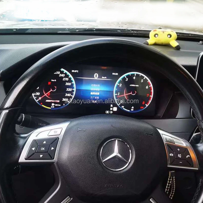 12 3 'ЖК-панель приборной панели для Mercedes Benz C W204 2011-2014 Ntg4.5 Автомобильный спидометр приборная панель кабины