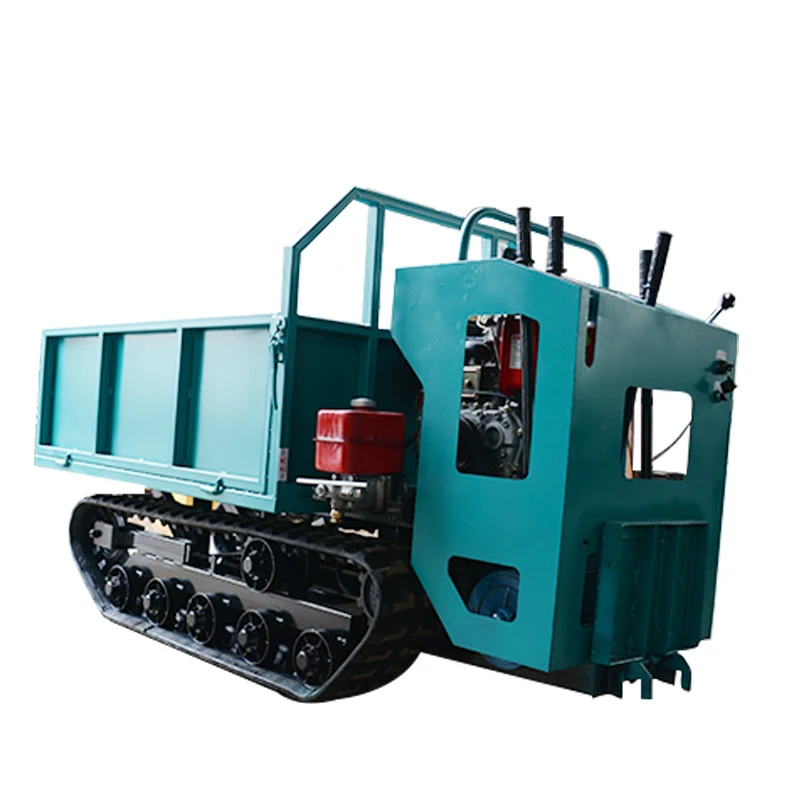 self-loading mini track dumper
