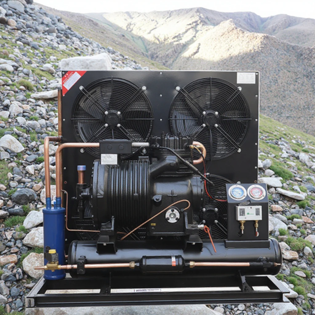 15 HP Semi-Hermetic Piston Copeland Refrigeration Screw Compressor Condensing Units with Spare Parts