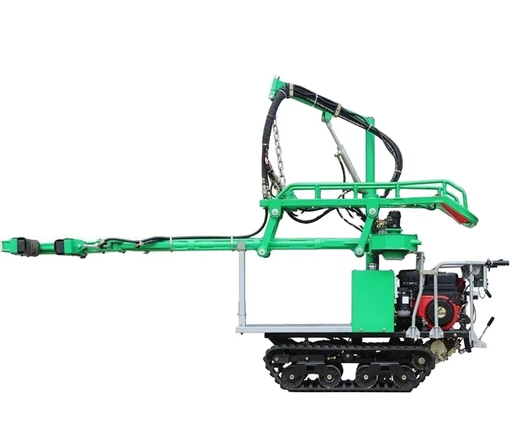 Fruit harvest machinery crawler type walnut tree shaking harvester machine picking machine nut tree shaker