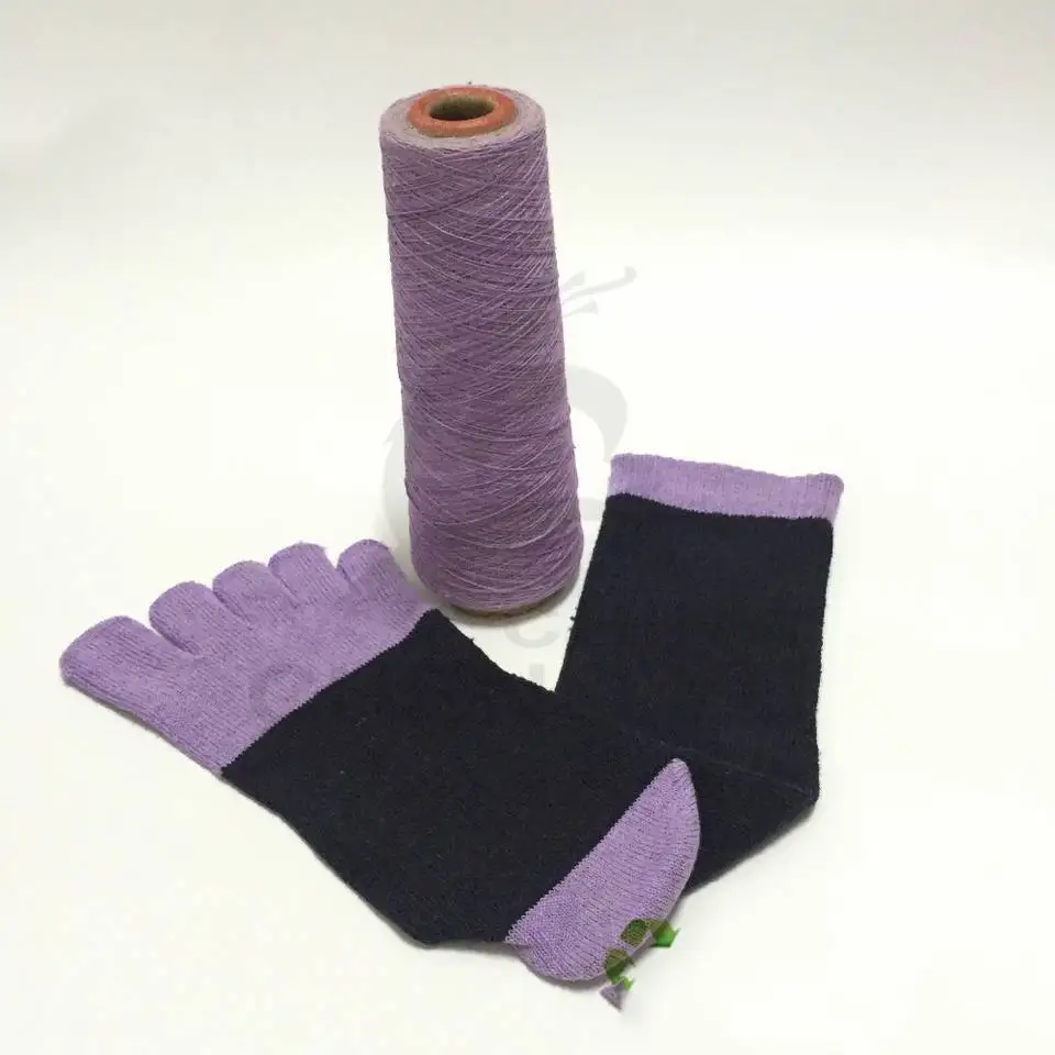 Factory Price 22s 24s 26s 28s 30s Cotton Polyester Blended Yarn Recycled Cotton Yarns For Kids Adult Socks Knitting