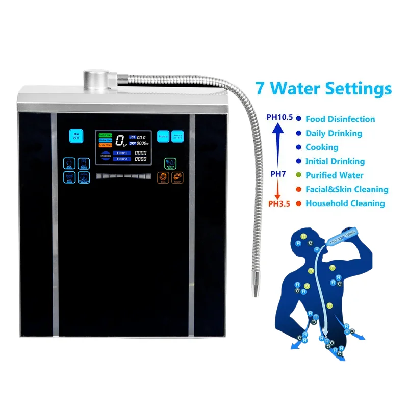 ionizer for alkaline water machine in hotels water dispenser purifier