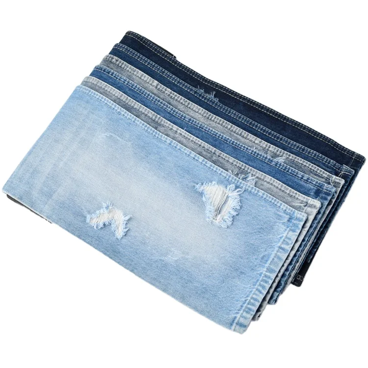 Fashion Shrinkage Resistance Twill 100% Cotton Mens Jeans Women Denim Fabric