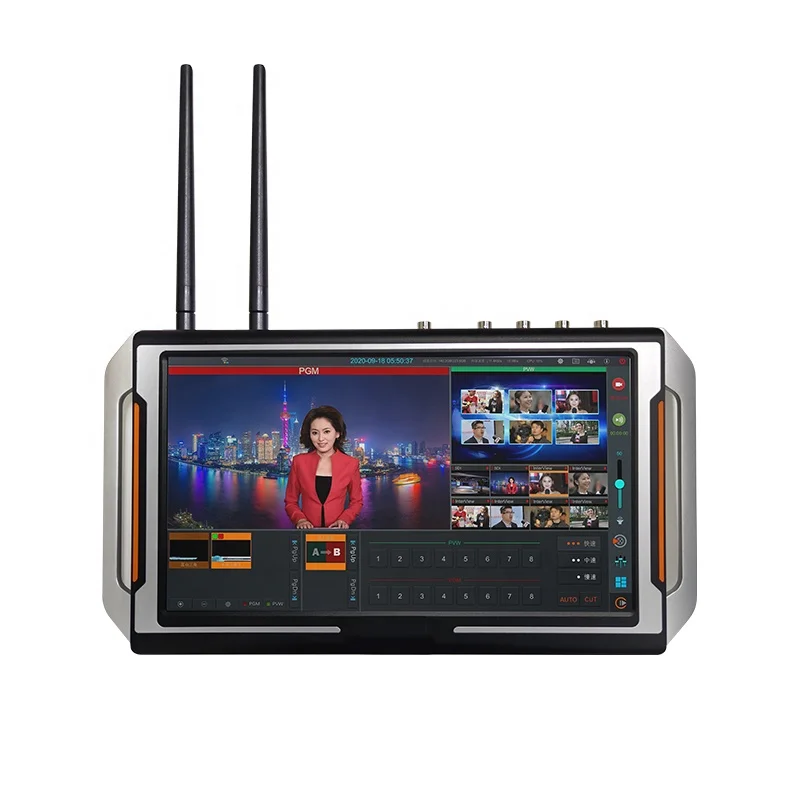 Oton Pad Studio Touch Screen 8 CH SDI/IP Stream/Wireless Camera Video Switcher with ISO Recording
