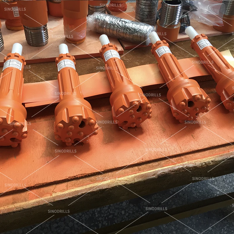 Sinodrills DTH Drill Button Bit DHD3.5 90mm Rock Drilling Tool Button Bits