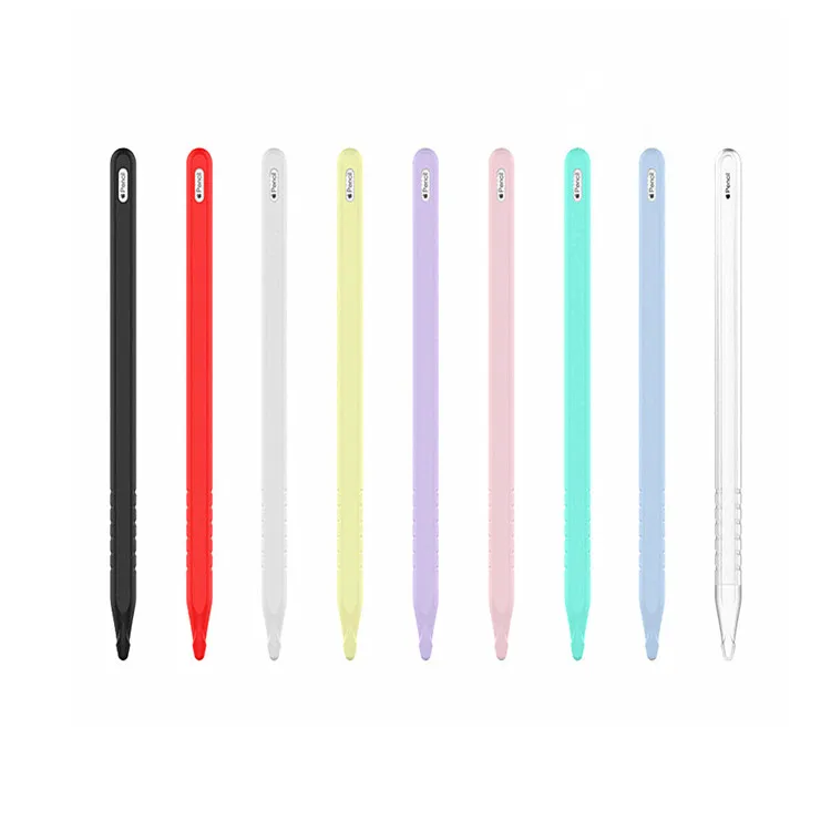 
Popular Protector Silicone Custom Rubber 2nd Generation Cover Apple Pencil Case 