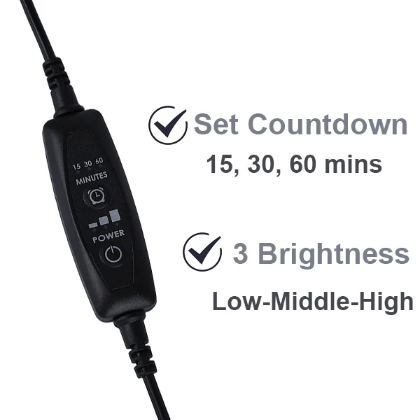 Portable USB Powered Dimming Timer Flexible LED Working Light Magnetic Lamp For Sewing Machine