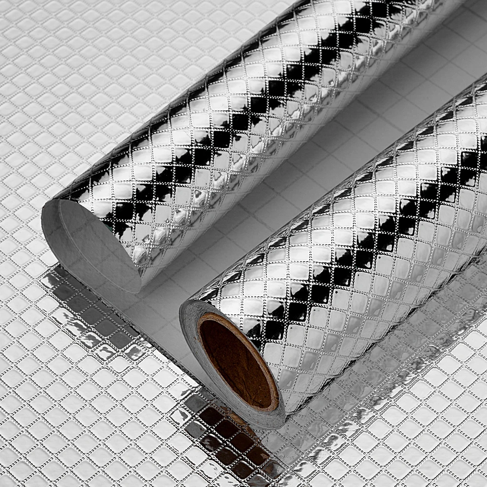 2023 Waterproof Oil Proof Kitchen Wall Sticker Gold Sliver Marble Peel & Stick Self Adhesive Wallpaper