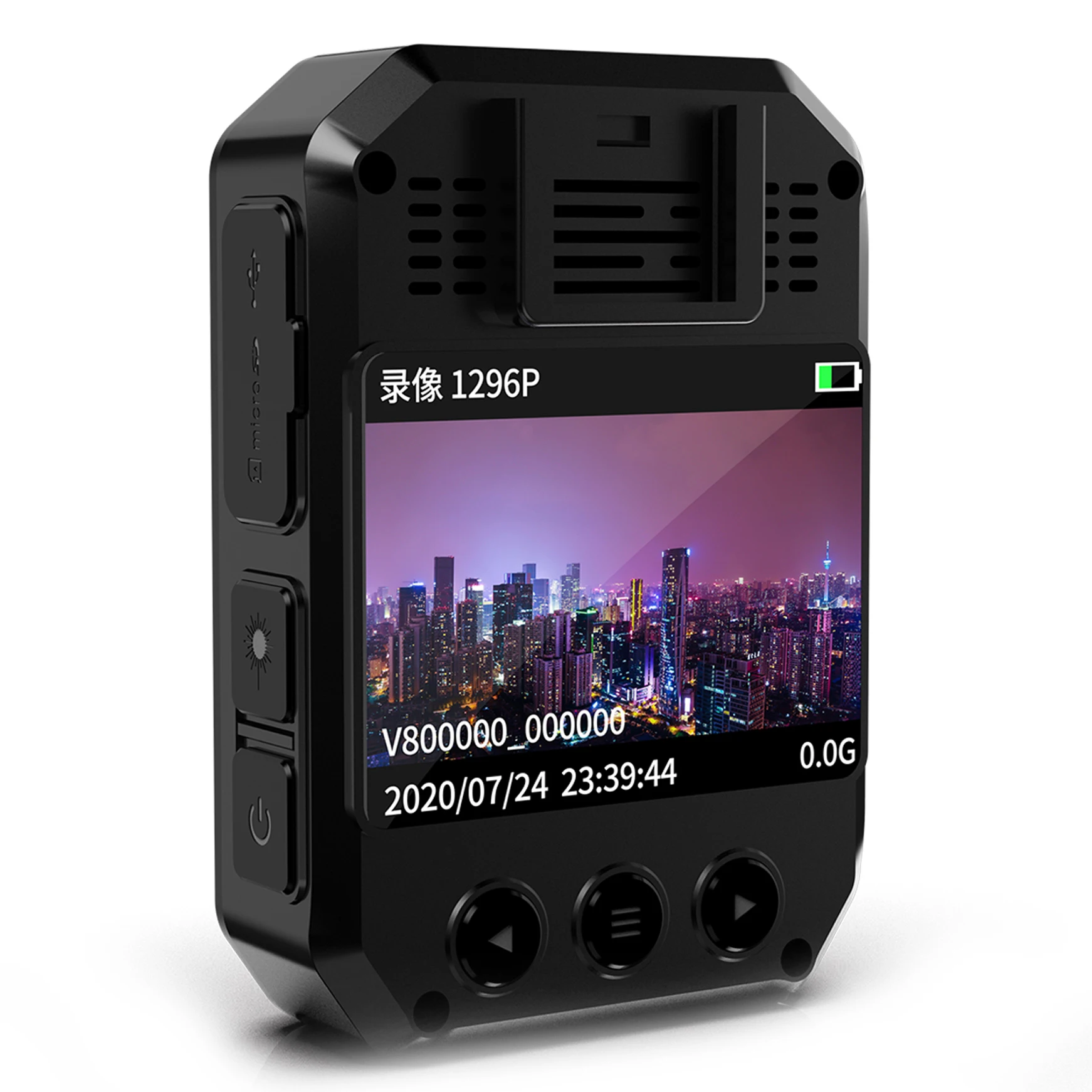 HD 1080p 34MP body Camera Police Camera 64G With SIM/TF/SD Card 512GB Memory Storage Support 	 security body worn camera