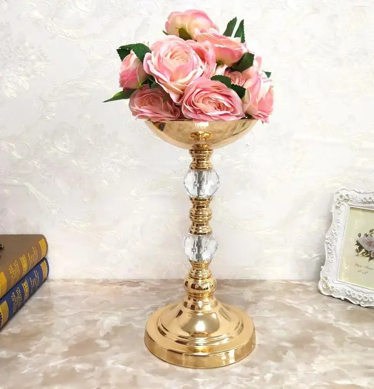 Metal Artificial flowers stand for table centerpieces L size Wedding Decoration