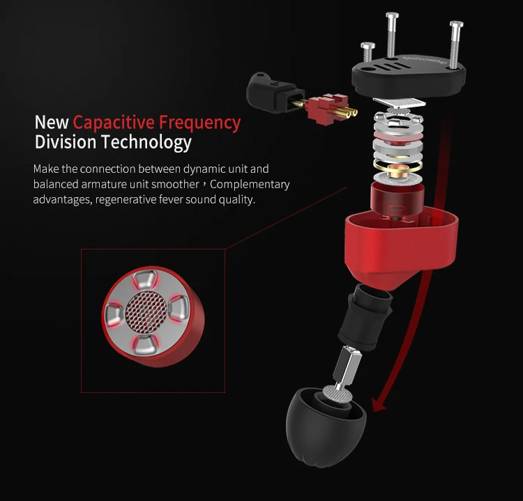 New Amrature In Ear Monitors Sport Headset Earbuds HiFi Bass Noise Cancelling Headphones KZ ZSA Earphone