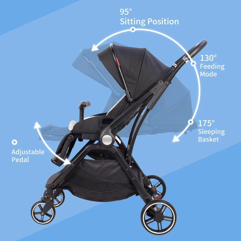 Wholesale Fashion Baby Stroller Pram, 2022 New Sport Baby Buggy/