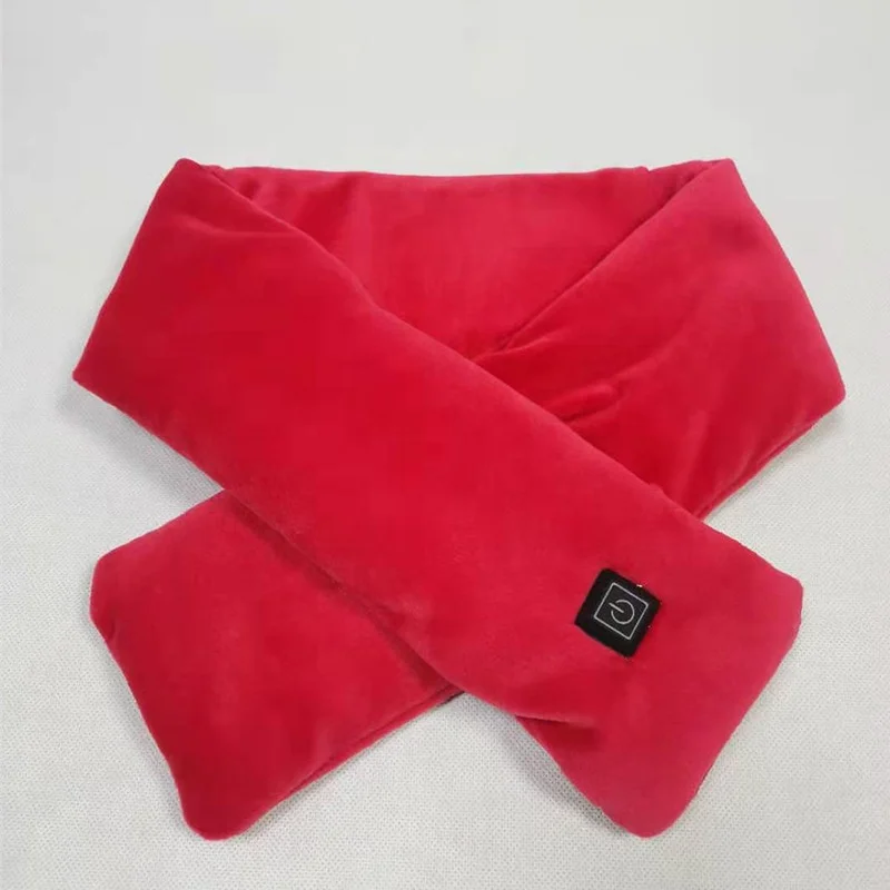 OEM/ODM Winter upgraded heating scarf electric heating scarf graphene usb heated scarf