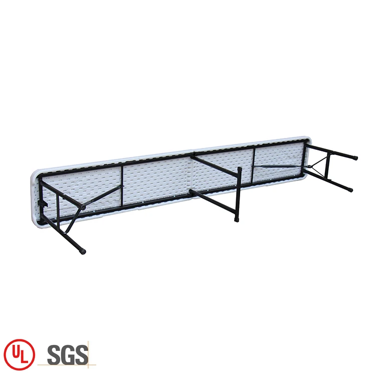 
Portable 6ft Fold In Half Double Seat Folding Outdoor picnic Bench plastic 