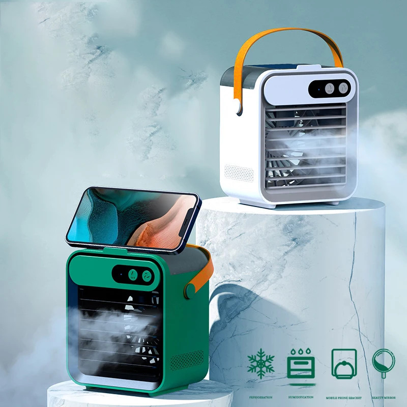 2022 Professional Air Conditioner Fan Air Conditioner Mini Usb Rechargeable Portable Air Cooler