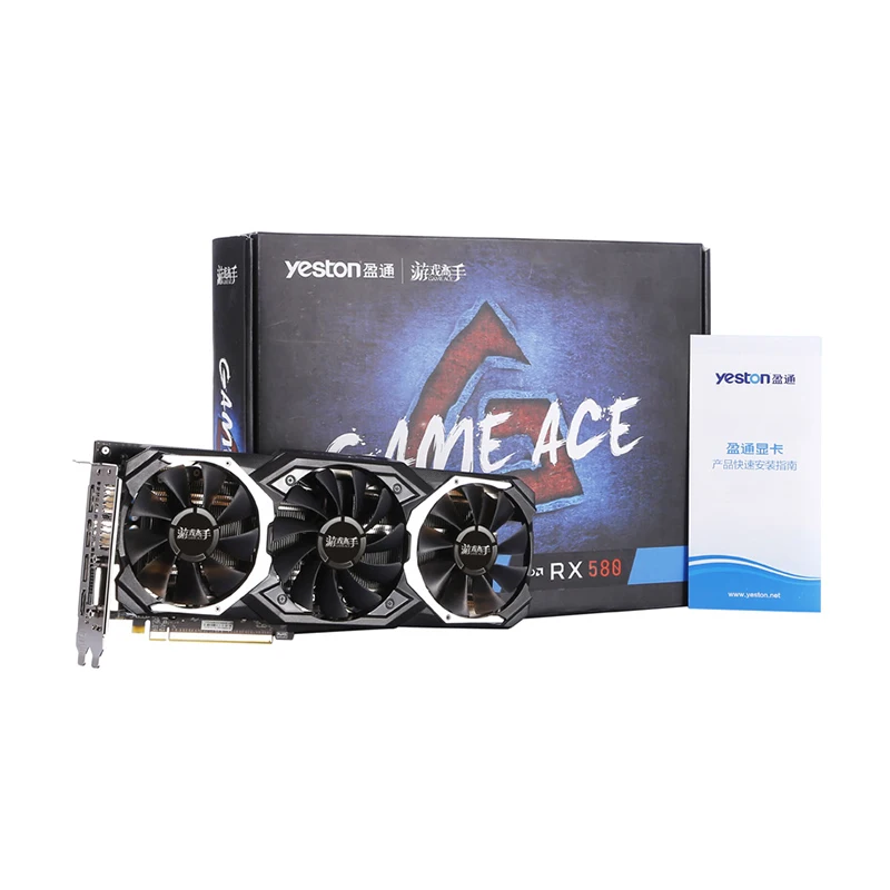 Оптовая продажа заводская цена графические карты RX 580 8G GPU игровая графическая