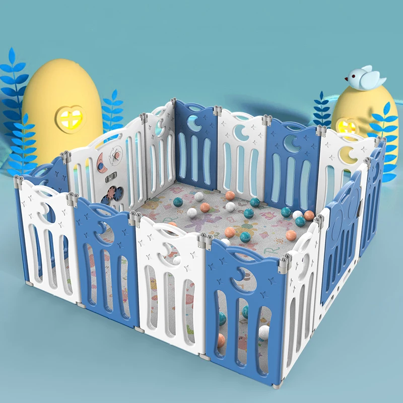 Лидер продаж высококачественный складной детский гибкий манеж Feelkids экологически чистый забор