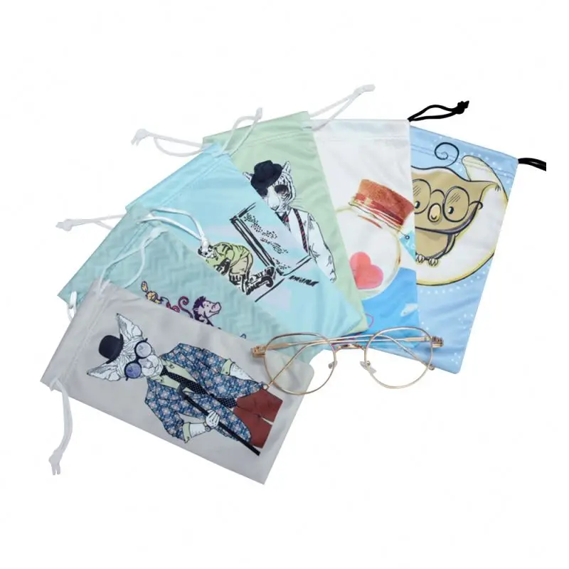 High Grade Bags For Eyeglasses Microfiber Packaging Bag Costume Sunglass Pouch
