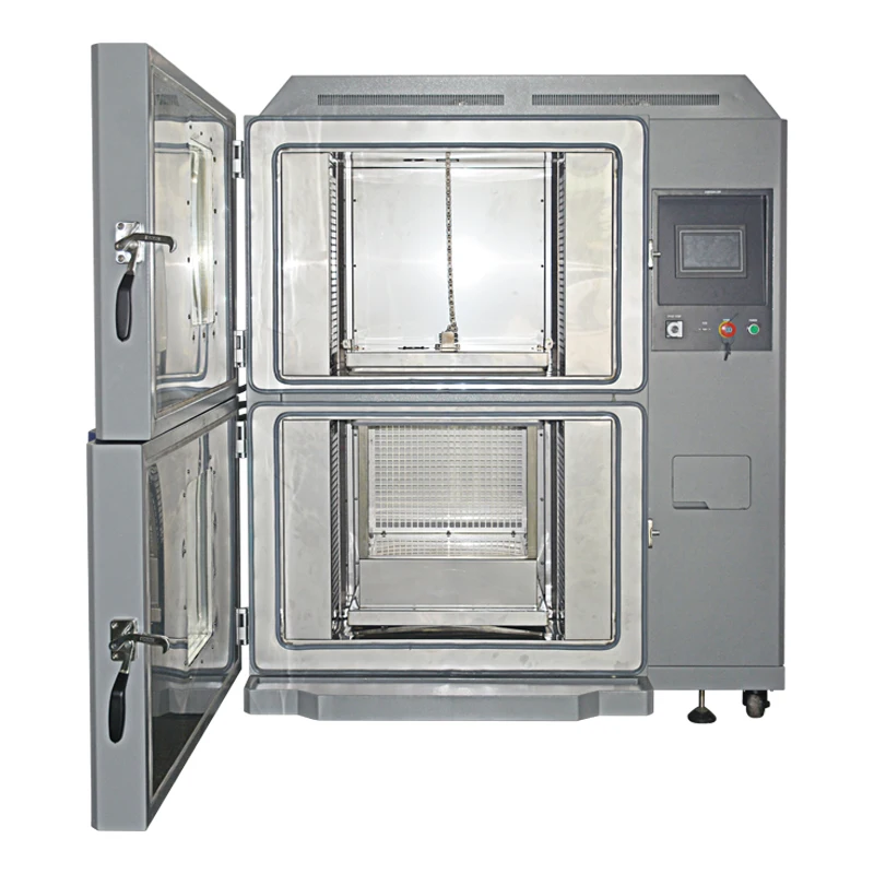High Quality 2 -Zone 150L Climatic Thermal Shock Test Chamber Constant Humidity Cooling Test Chamber