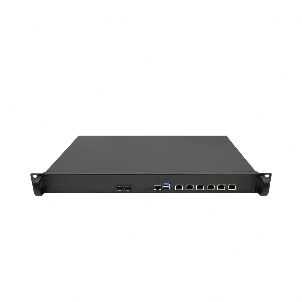 Cheaper 12/13 Gen 6*lan ports 1U rackmount 2*10G SFP firewall router I7-13700 processor OPNsense Pfsense 1U firewall appliance