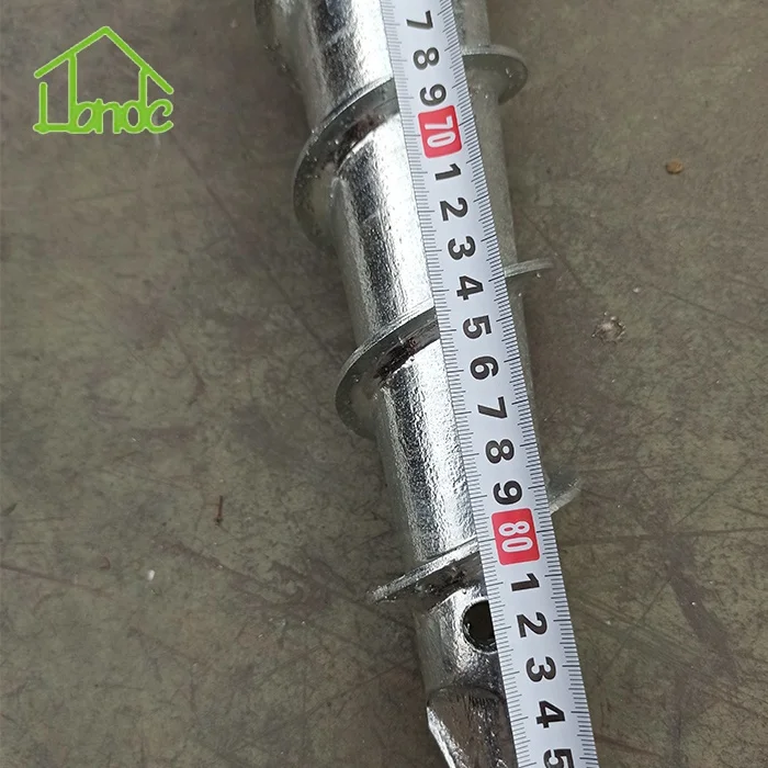 High Quality Flag Pole Helical Ground Screw Anchor