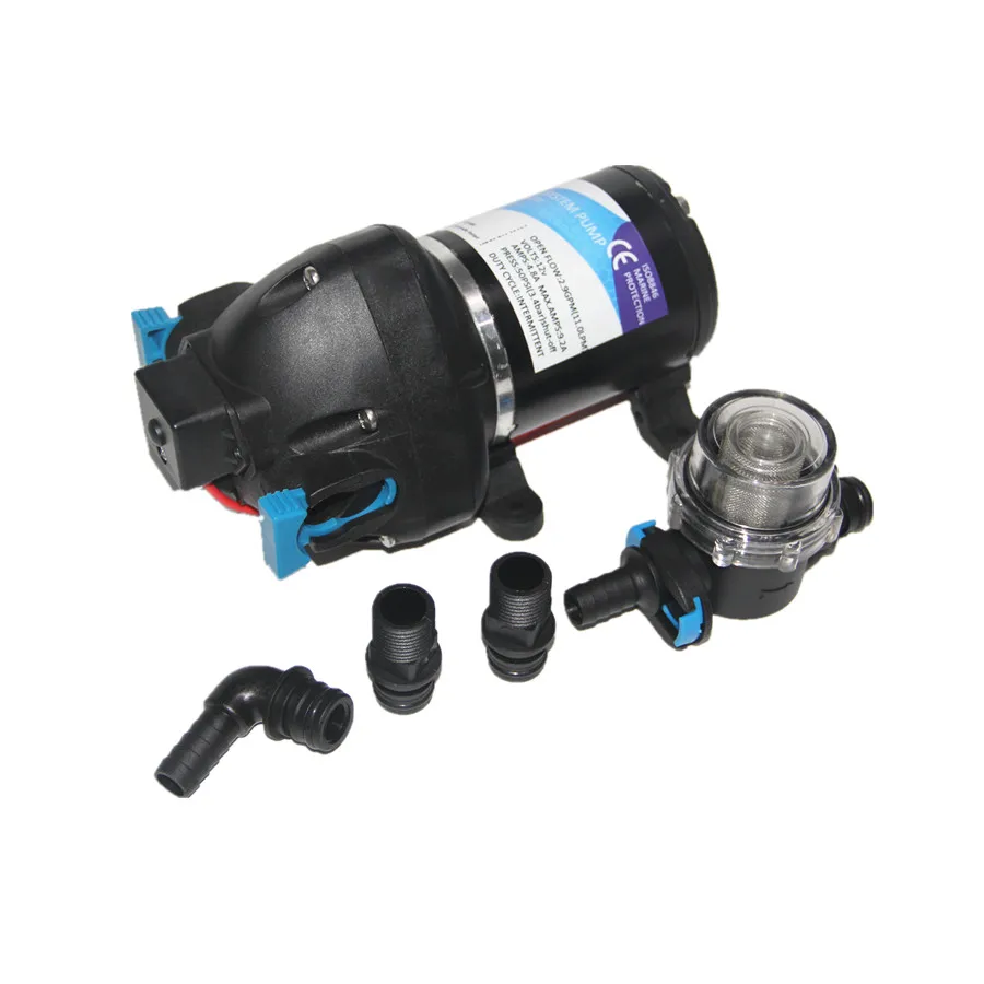 Whaleflo 3 Chamber 12V 50PSI 2.9GPM 1/2''Fitting Self Priming Yacht Boat Fresh Water Pump
