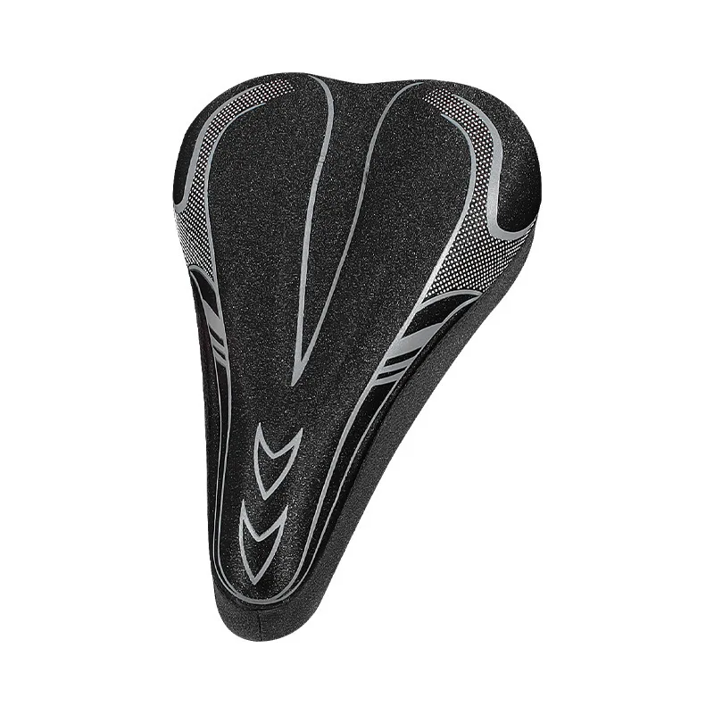 High Elastic Waterproof PU Leather Bicycle Saddle with Double Track Shock Bow New Design Wider Comfortable Massage Function