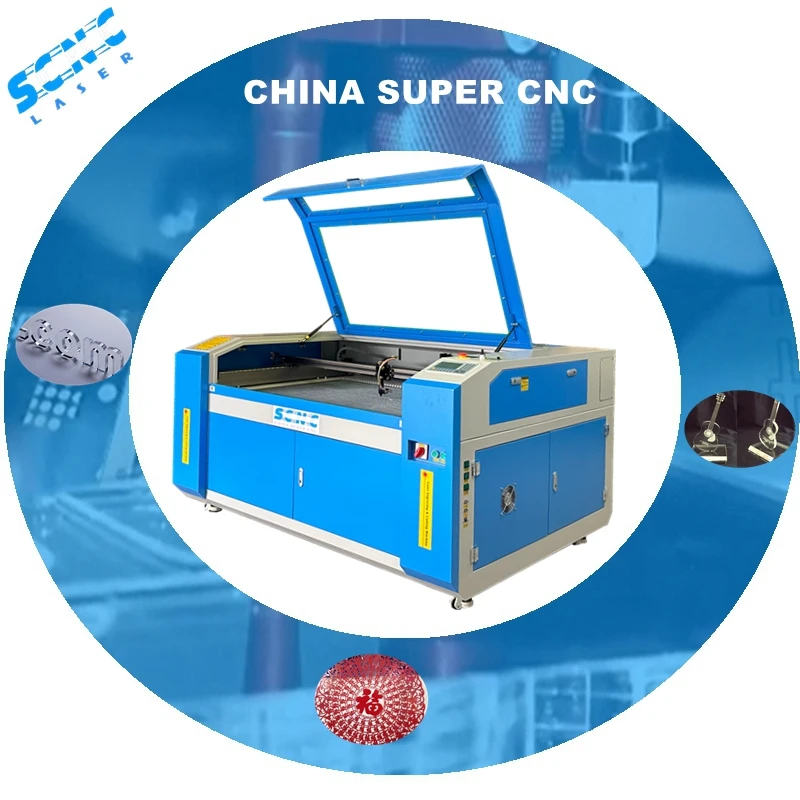 Supercnc Высокоточный акриловый mdf пластиковый гравировальный режущий 1390 130 Вт 150 co2 лазерный станок для резки