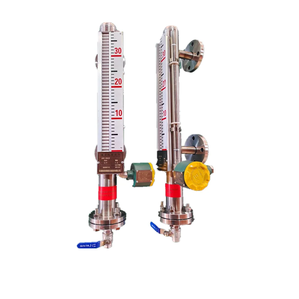 magnetic level gauge  Good sealing, leakage proof and reliable measurement in high temperature, high pressure, high viscosity