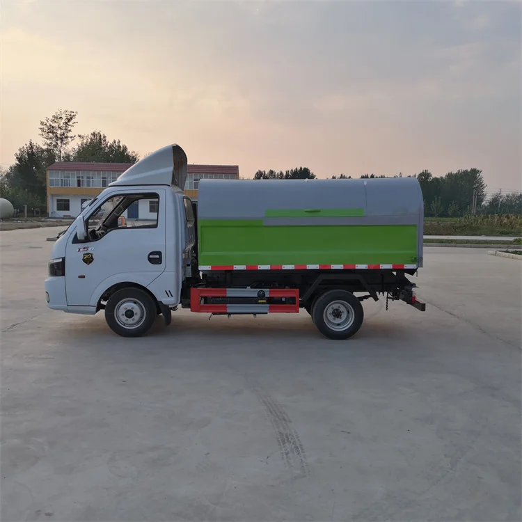 Manufacturers produce Dongfeng brand 8 cubic dump garbage trucks with good performance