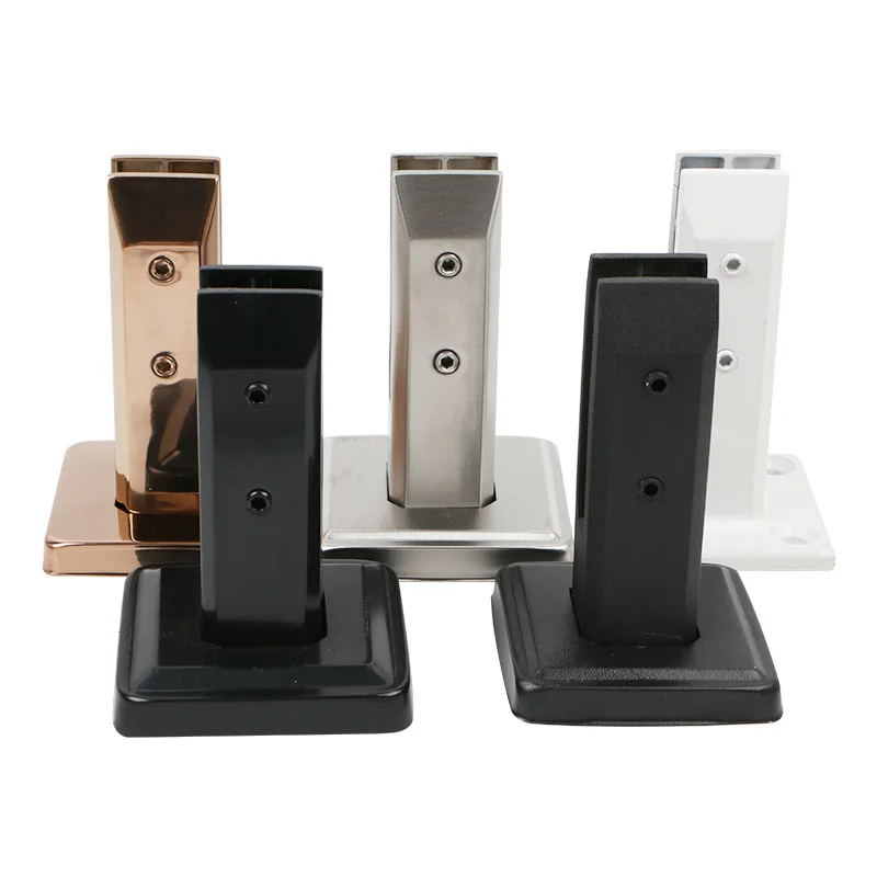 Manufacturer Direct Sales Frameless Stairs Railings Water Pools Glass Fences Pointed Mouth Clips Glass Railing Sockets