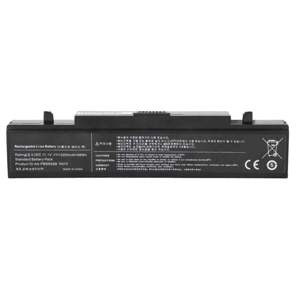  Ноутбук батарея Замена R428 R470 для SAMSUNG Q318 R439 R580 R730 RV509 RV511Series AA-PB9NC6B