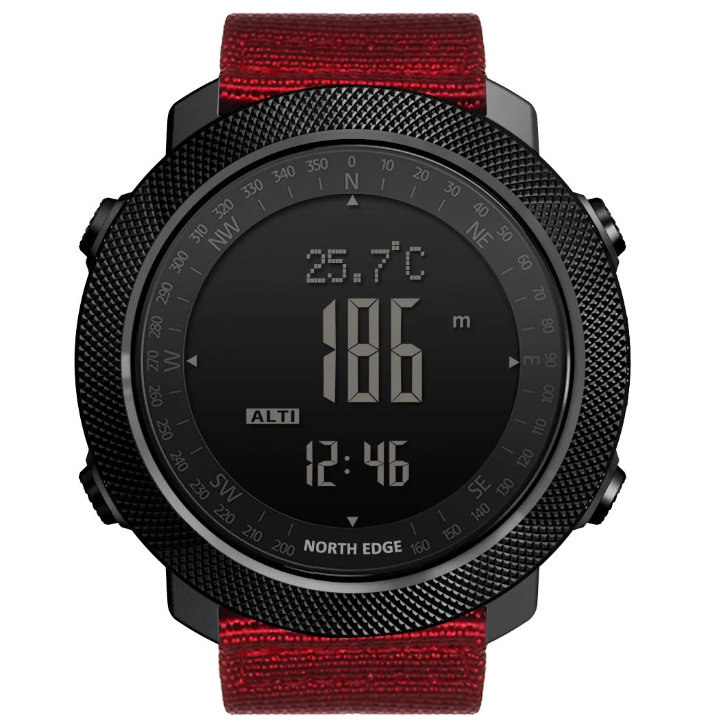 North Edge Apache Outdoor Curren Casual Sport Smart Mountaineering Swimming Marathon Watch For Men