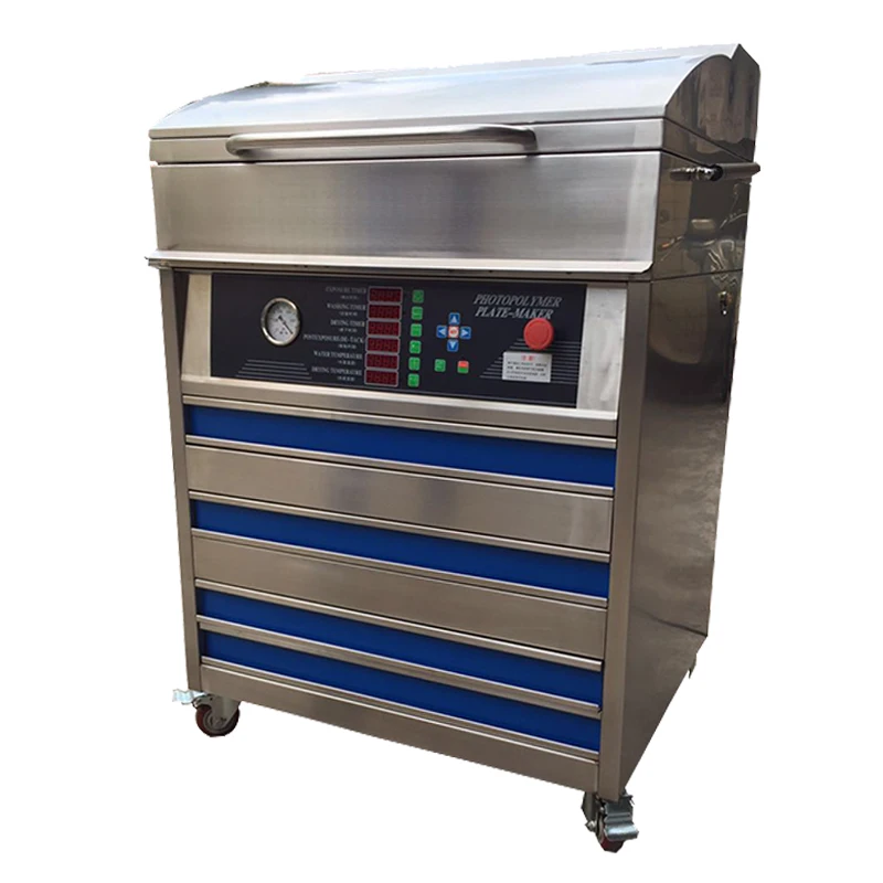 Uv Light Exposure Photopolymer Resin Plate Developing Equipment For Flexographic Print Plate Making