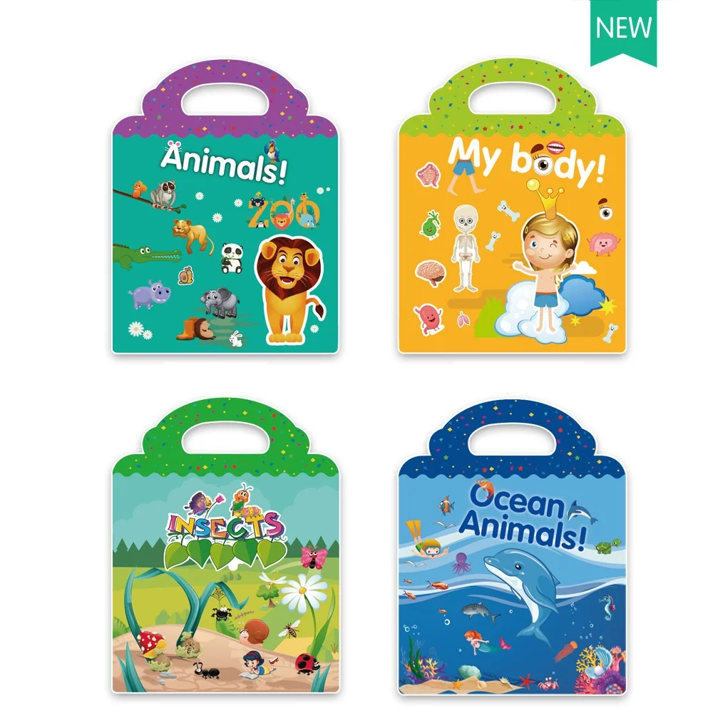 Cheap Factory Customized Cartoon Stickers Dress up Fun Body Children Scene Stickers Activity Books