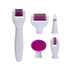 6 in 1 Derma Roller Needle Microdermabrasion Facial Roller Microneedle Kits for Skin Rejuvenation Remove Scars Facial Care