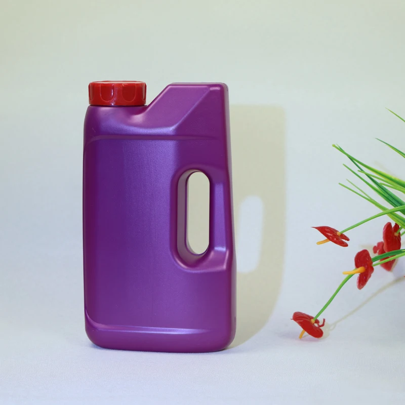 Высокое качество 1L HDPE пластиковая пустая бутылка для моторного масла с винтовой крышкой контейнер смазки 1 литр колба мазута оптовая продажа завода