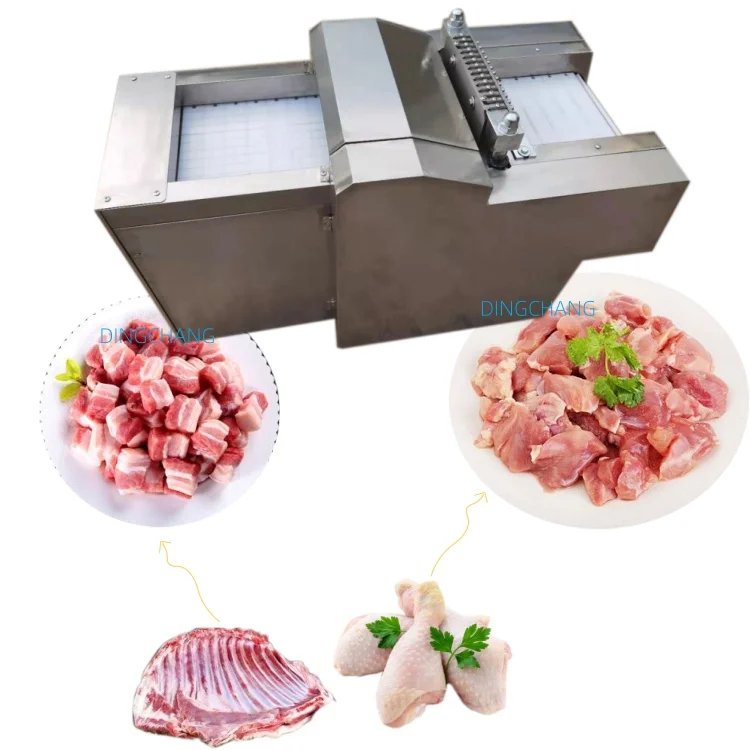 Food grade materials	butchery equipment meat cutting	salmon fish head cutting machine	meet cutter cube machine