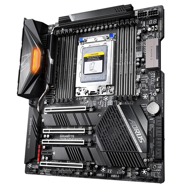 
GIGABYTE AMD TRX40 AORUS MASTER Gaming Motherboard Used for 3rd Gen AMD Ryzen Threadripper Processors 
