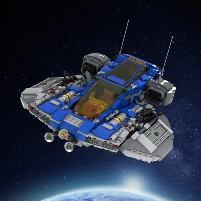 GoldMoc classic space MOC-171617 MPV Reliant Spaceship DIY Brick Toy Space Cruiser Building Blocks Set