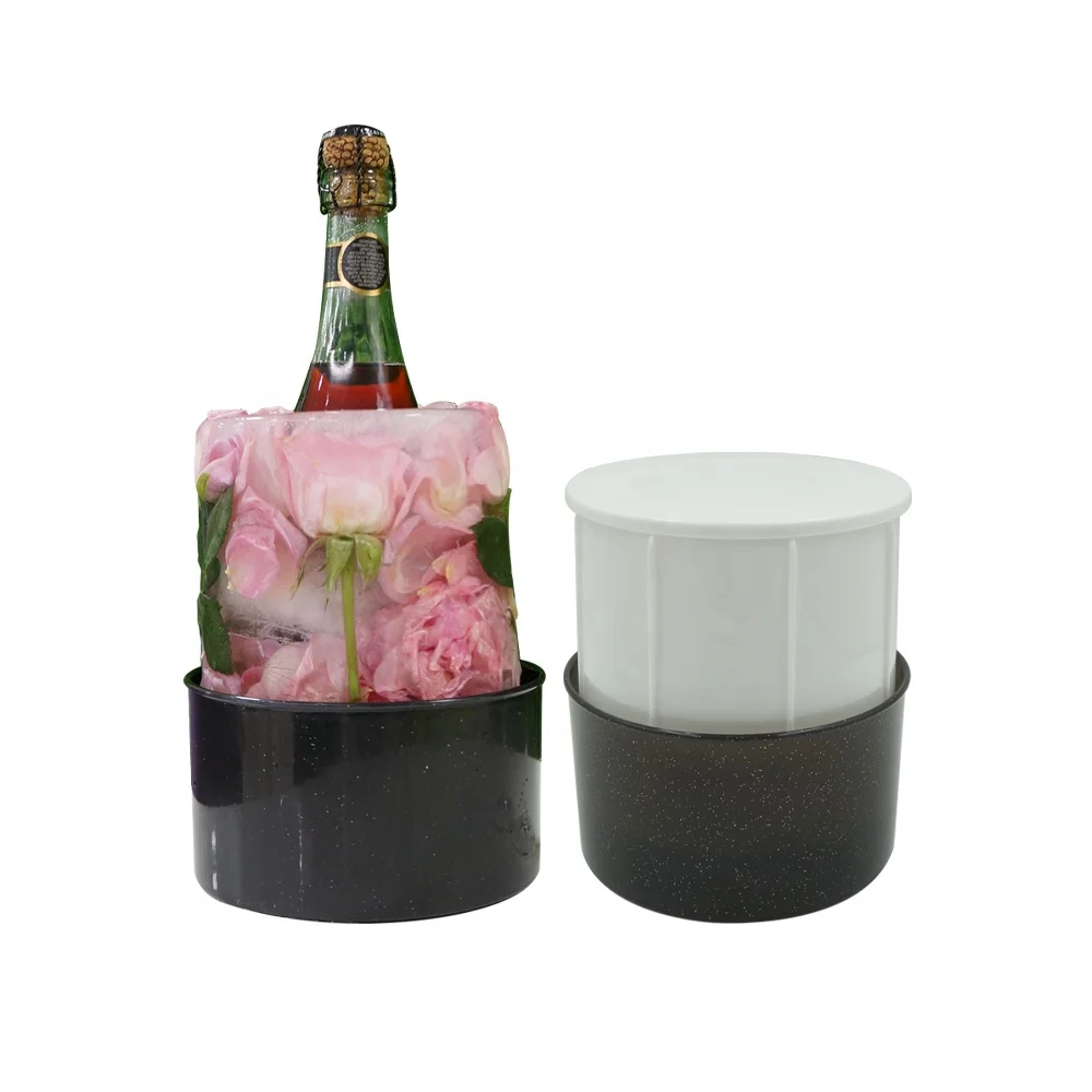 Champagne bucket ice mold Wine bottle chiller