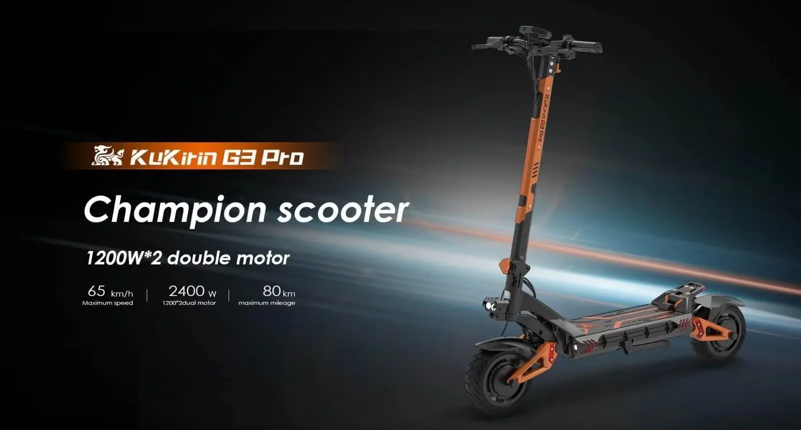 Brand-new KugooKirin G3 Pro 2400w Max speed 70km/h Off Road Electric Scooters fast deliver dropshipping