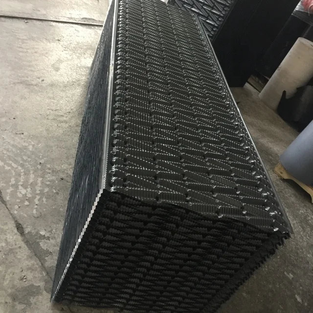 PVC Cooling Tower Fill 730mm Width With Strong Wetting Ability