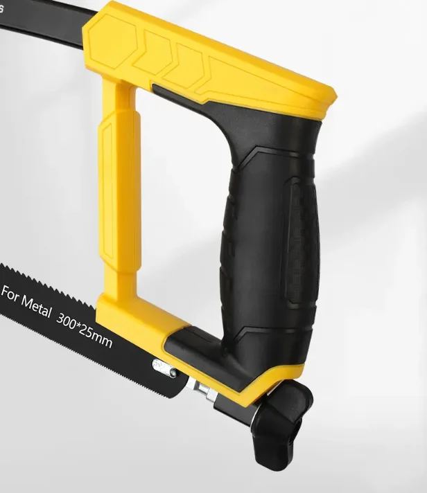 Factory High Quality Protective Chrome Handle Carbon Steel Garden Hand Bow Saw Blade Hacksaw Frame for Metal & Plastic DIY Grade