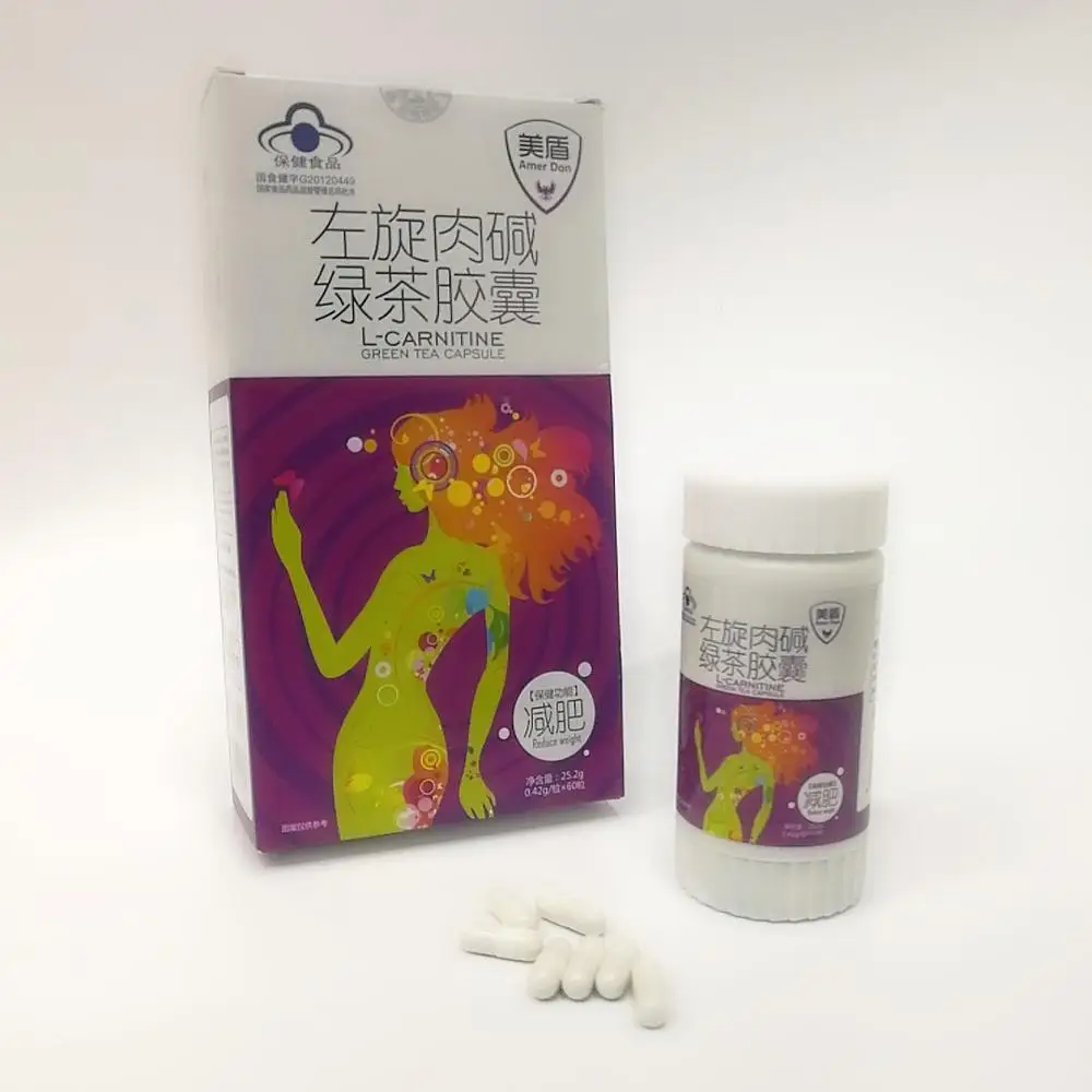 
100% чистый натуральный травяной китайский L-карнитин для похудения капсулы для похудения 